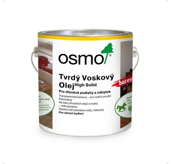 Osmo Tvrdý voskový olej BAREVNÝ 25 L