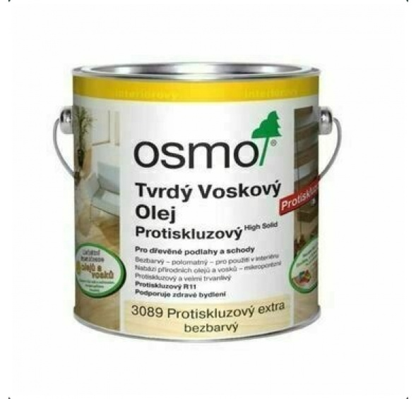 Osmo Tvrdý voskový olej PROTISKLUZOVÝ 3089 bezbarvý polomat (R11)