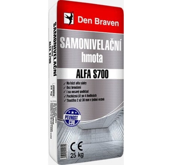 Den Braven samonivelační hmota ALFA S700 25 kg 